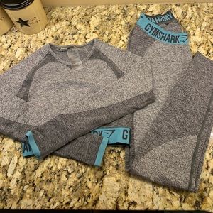 Gymshark FLEX set. SMALL crop top/MEDIUM leggings
